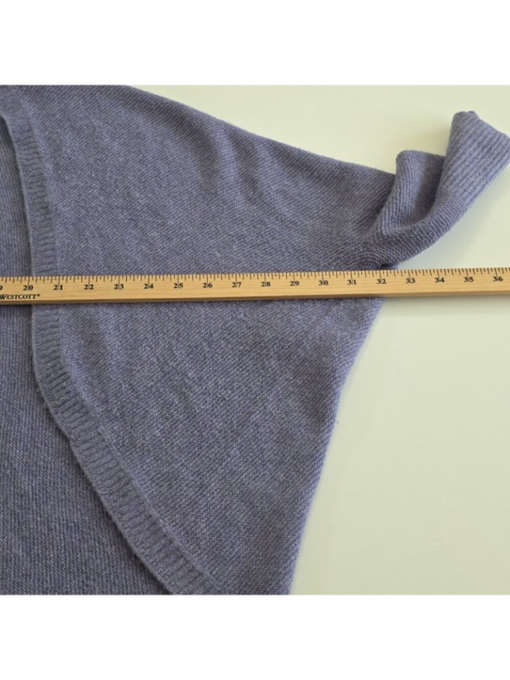 Uniqlo 3D Knit Souffle Yarn Cardigan L Lavender Purple Open Front Cocoon Slouchy - Picture 5 of 14